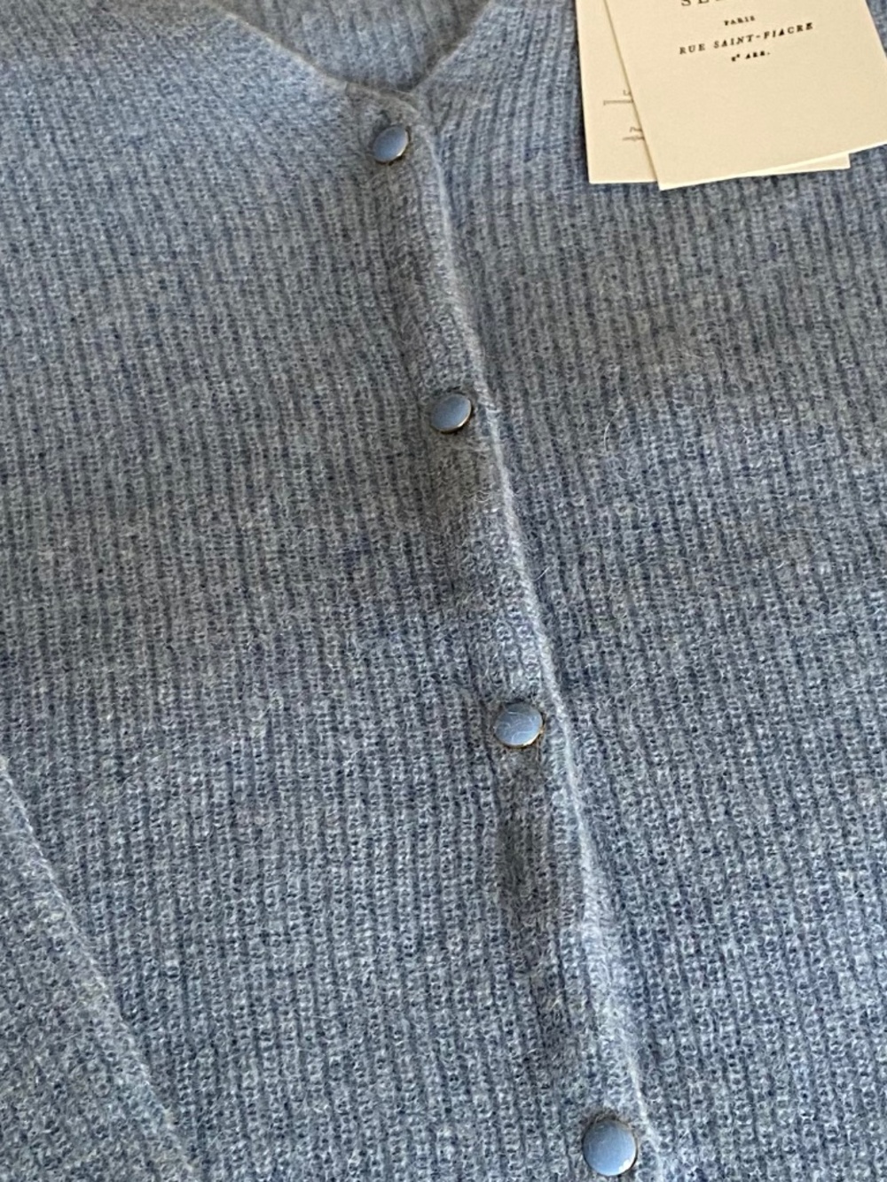 Sezane Barry 'Cloud Blue' NWT - Picture 11 of 13